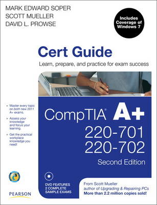 Book cover for CompTIA A+ Cert Guide (220-701 and 220-702)