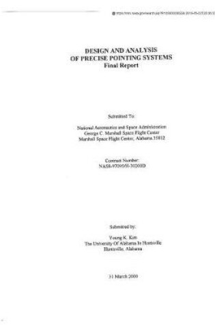 Cover of Design and Analysis of Precise Pointing Systems