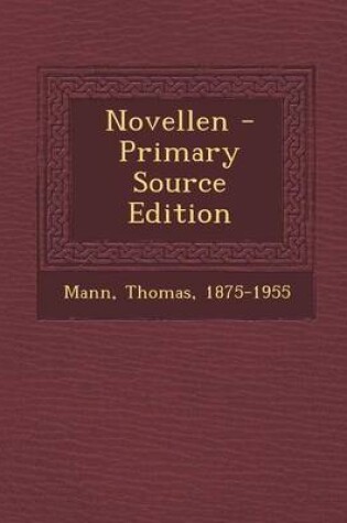 Cover of Novellen
