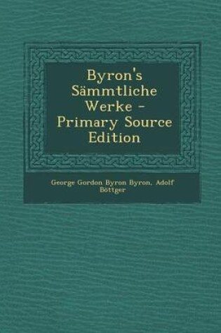 Cover of Byron's Sammtliche Werke