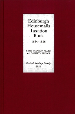 Book cover for Edinburgh Housemails Taxation Book, 1634-1636