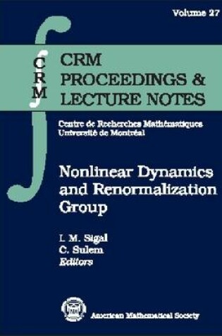 Cover of Nonlinear Dynamics and Renormalization Group