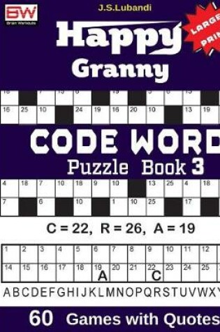 Cover of Happy Granny (CODE WORD) Puzzle Book