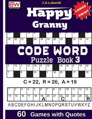 Book cover for Happy Granny (CODE WORD) Puzzle Book