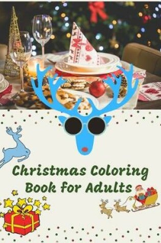 Cover of Christmas Coloring Book for Adults