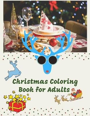 Book cover for Christmas Coloring Book for Adults