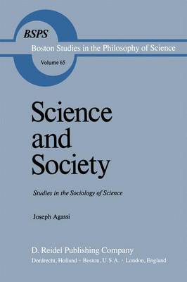 Book cover for Science and Society