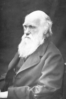 Cover of Charles Darwin notebook - achieve your goals, perfect 120 lined pages #1