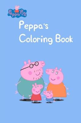 Book cover for Peppa's Coloring Book