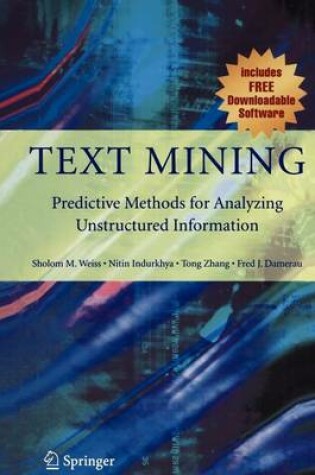 Cover of Text Mining