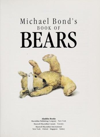 Book cover for Michael Bond's Book of Bears