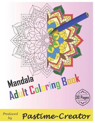 Book cover for Mandala Adult Coloring Book