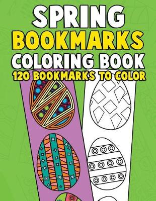 Book cover for Spring Bookmarks Coloring Book