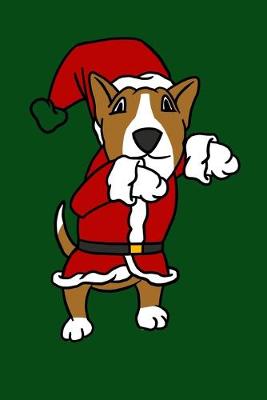 Book cover for Dabbing Boston Terrier Dog Santa