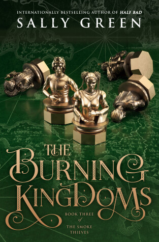 Book cover for The Burning Kingdoms
