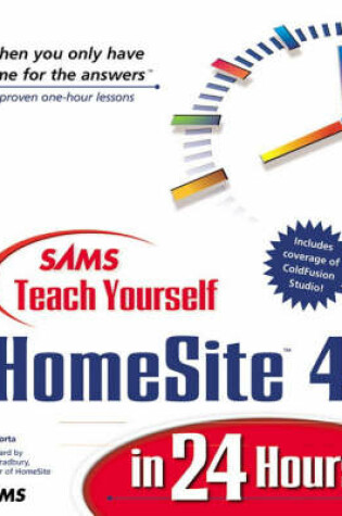 Cover of Sams Teach Yourself HomeSite 4 in 24 Hours