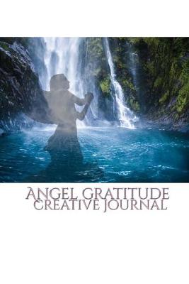 Book cover for Angel waterfall nature gratitude creative journal