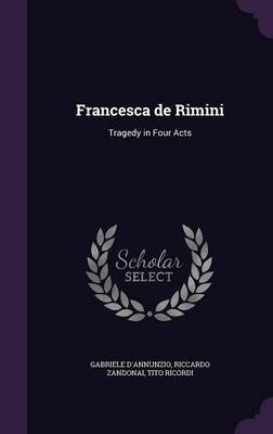 Book cover for Francesca de Rimini