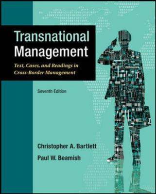 Book cover for Transnational Management: Text, Cases and Readings in Cross-Border Management (Int'l Ed)