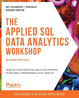 Book cover for The Applied SQL Data Analytics Workshop