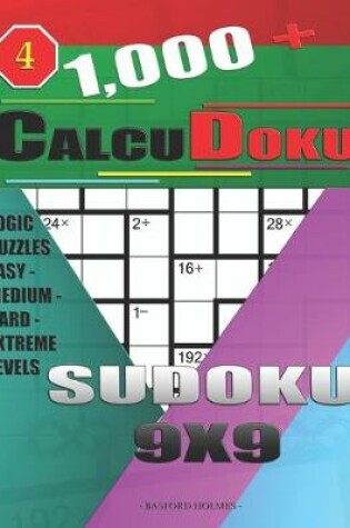 Cover of 1,000 + Calcudoku sudoku 9x9
