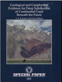 Book cover for Geological and Geophysical Evidence for Deep Subduction of Continental Crust Beneath the Pamir