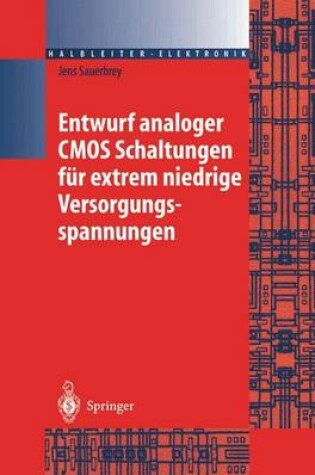 Cover of Entwurf Analoger CMOS Schaltungen Feur Extrem Niedrige Versorgungsspannungen