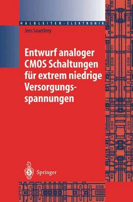 Cover of Entwurf Analoger CMOS Schaltungen Feur Extrem Niedrige Versorgungsspannungen