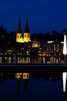 Book cover for Lucerne, Switzerland at Night