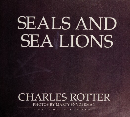 Book cover for Seals and Sea Lions