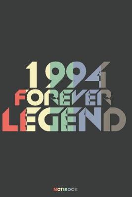 Book cover for 1994 Forever Legend Notebook
