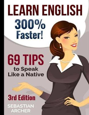 Book cover for learn english 300 % faster