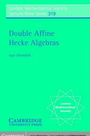 Cover of Double Affine Hecke Algebras