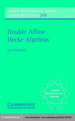 Cover of Double Affine Hecke Algebras