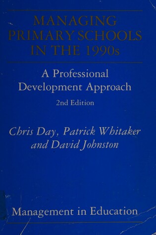Cover of Managing Primary Schools in the 1990's