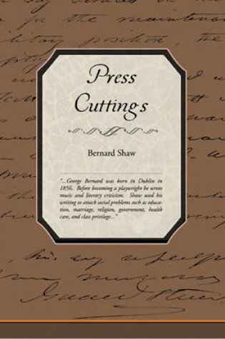 Cover of Press Cuttings (eBook)