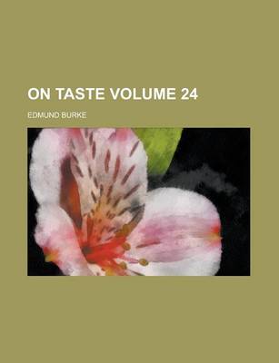 Book cover for On Taste Volume 24