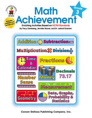 Book cover for Math Achievement, Grade 3