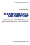 Book cover for Modernisierung Der Privatheit