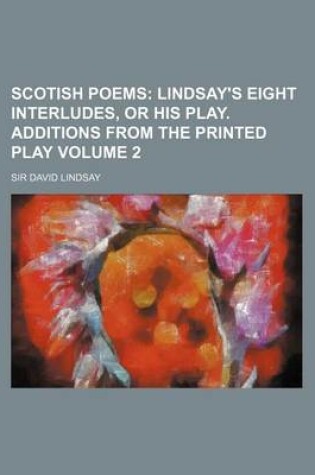 Cover of Scotish Poems Volume 2