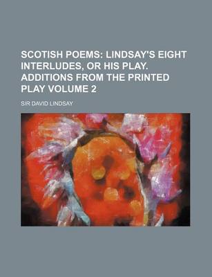 Book cover for Scotish Poems Volume 2