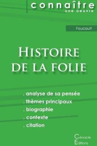 Cover of Fiche de lecture Histoire de la folie de Michel Foucault (Analyse philosophique de reference et resume complet)