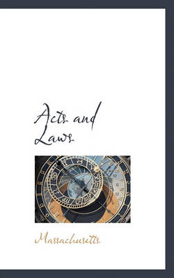 Book cover for Acts and Laws