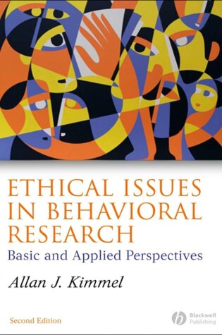 Cover of Ethical Issues in Behavioral Reserach