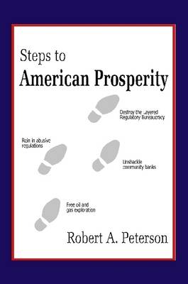 Book cover for Steps to American Prosperity