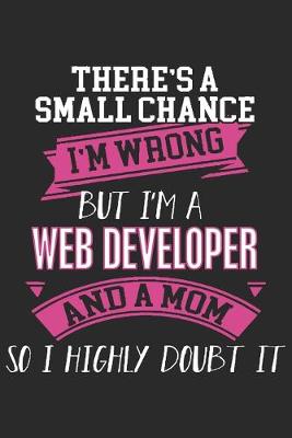 Book cover for There's a small chance i'm wrong but i'm a web developer and a mom so i highly doubt it