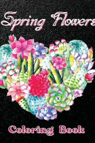 Cover of Spring Flowers Coloring Book