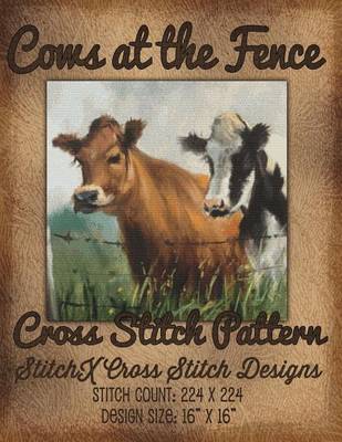 Book cover for Cows at the Fence Cross Stitch Pattern