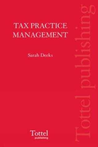 Cover of Tax Practice Management