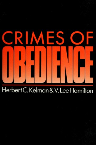 Cover of Crimes of Obedience